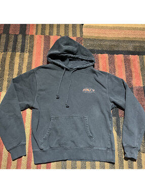 OBEY Charcoal Graphic Back Pullover Hoodie Size L